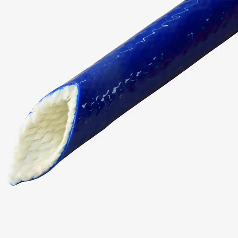 Heat Resistant Silicone Coated Fiberglass Heat Isolation Fire Resistance Fire Sleeve