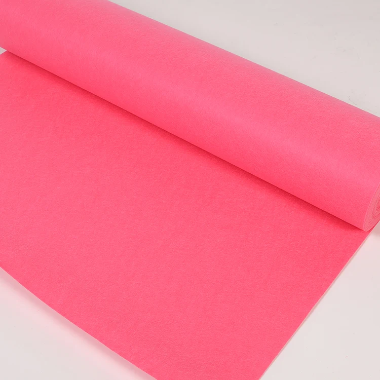 
Multi-purpose needle punch 100% polyester nonwoven fabric felt for DIY non-woven material bag 