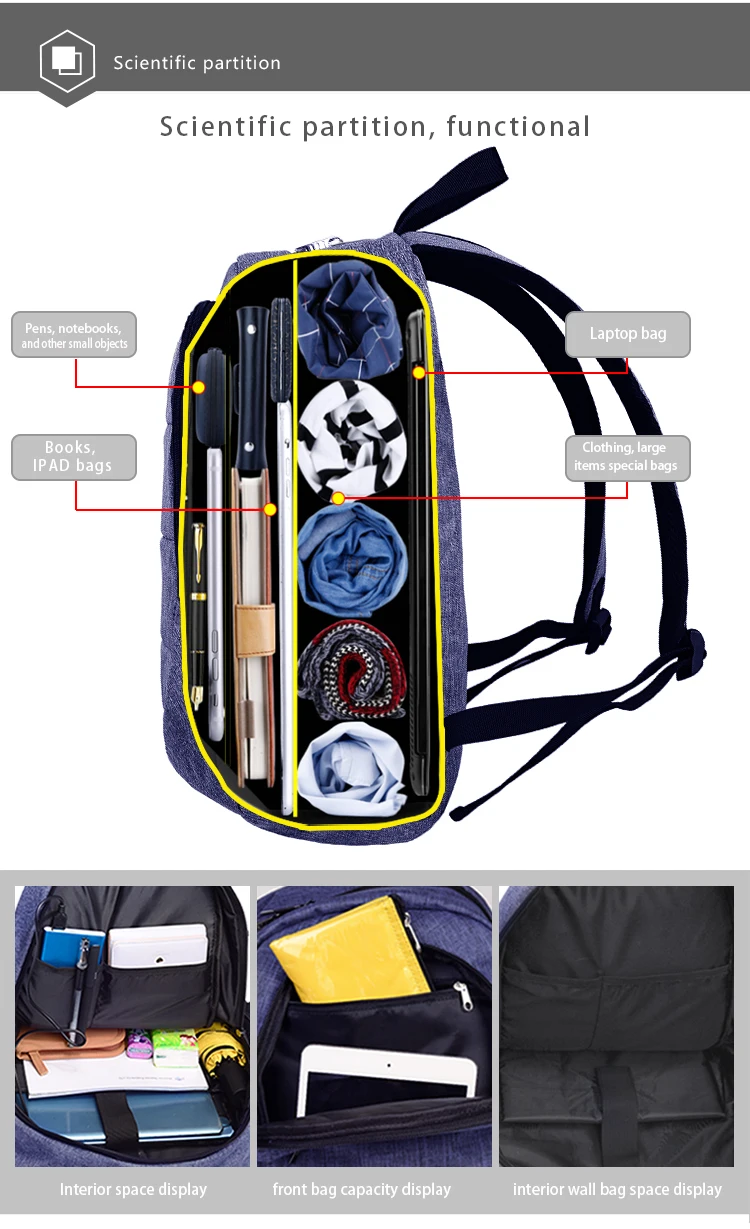 2021 Hot Sale Book Bagpack Unisex Students  Backpack School Bags For High School College Students