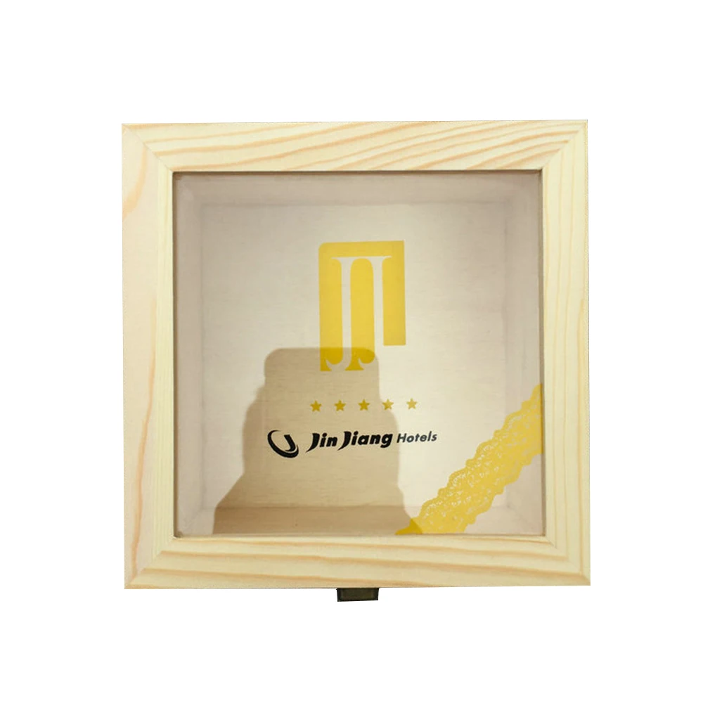 Деревянная Подарочная коробка из натурального стекла или акрилового покрытия на День святого Валентина, квадратная сосновая деревянная упаковочная коробка, детская коробка «сделай сам»