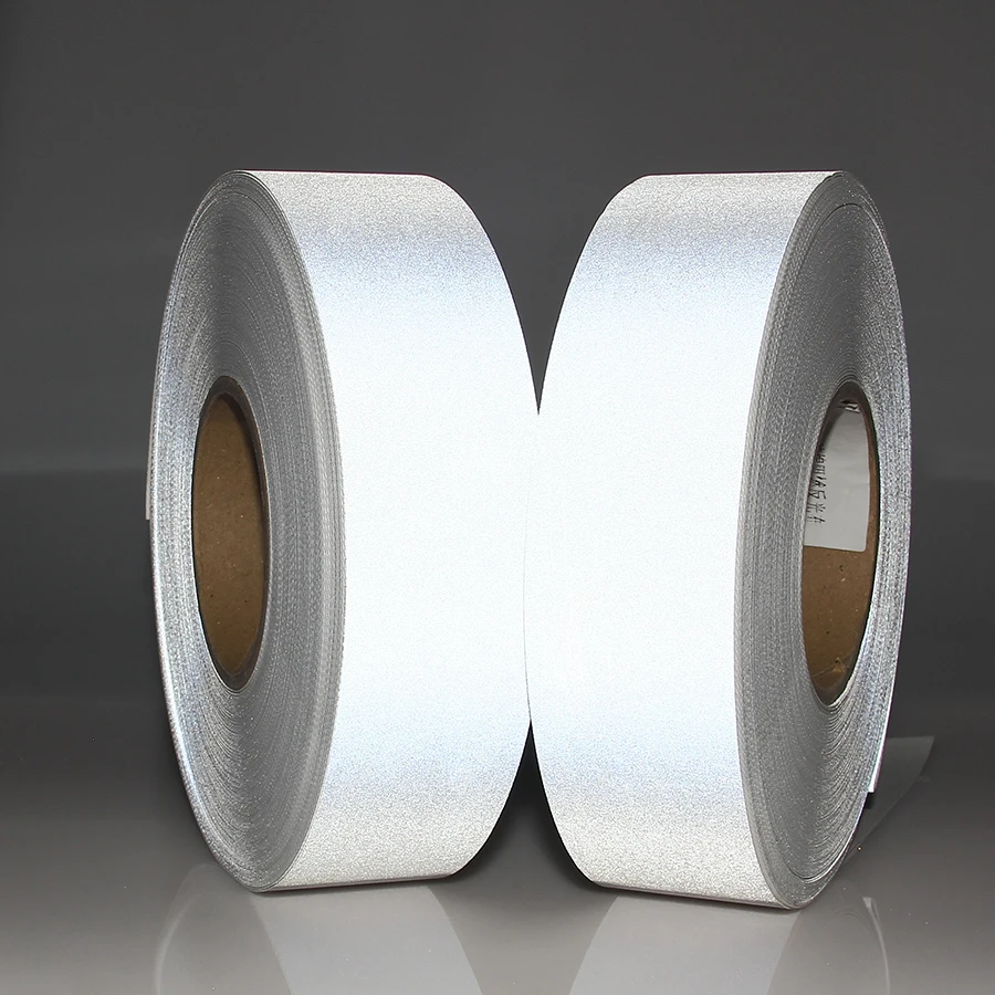 Aramid Flame Retardant Reflective Fabric Fire Retardant Warning Safety Tape For Firefighting Electrical High Visibility