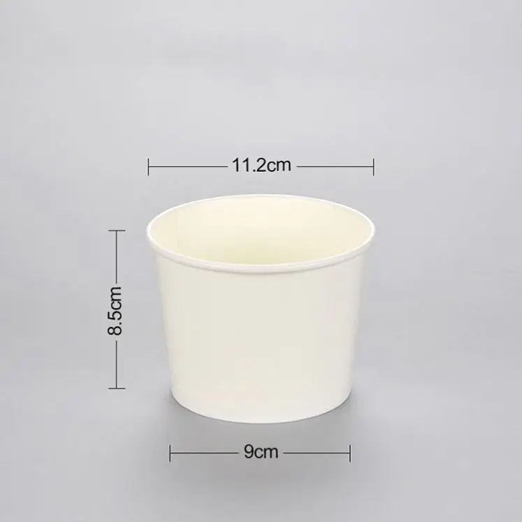 
Compostable Bio Degradable Printed Paper Ice Cream Cup Wholesale Ice Cream Paper Bowl With Lids 