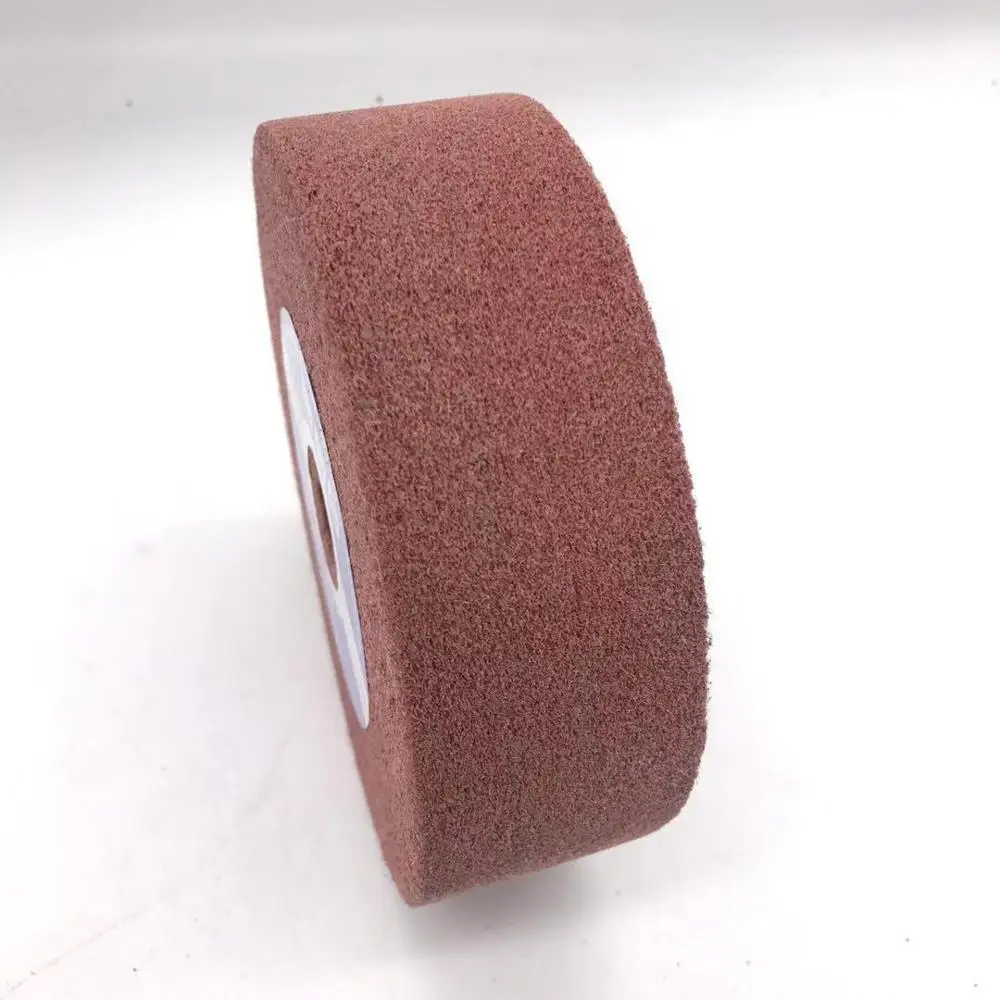 SHARPNESS Non-Woven Nylon Fabric Polishing Wheel for Metal Stainless Steel Pipes Copper Aluminum Marble Stone 8x2 9P