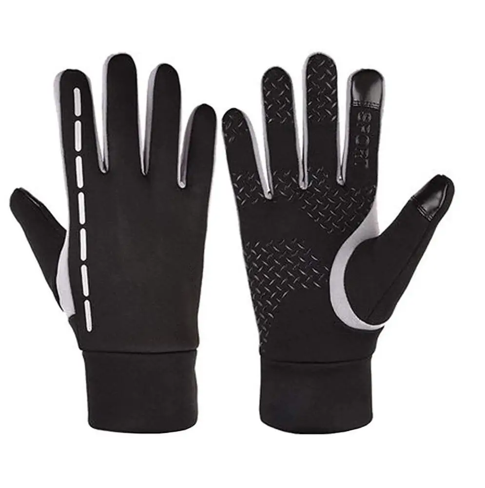 
Mens Winter Thermal Gloves Touch Screen Glove Water Resistant Windproof Warm for Driving Cycling Running 