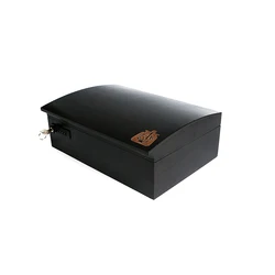 Двухсекционная современная витрина для сигар, коробка для сигар с хьюмидором