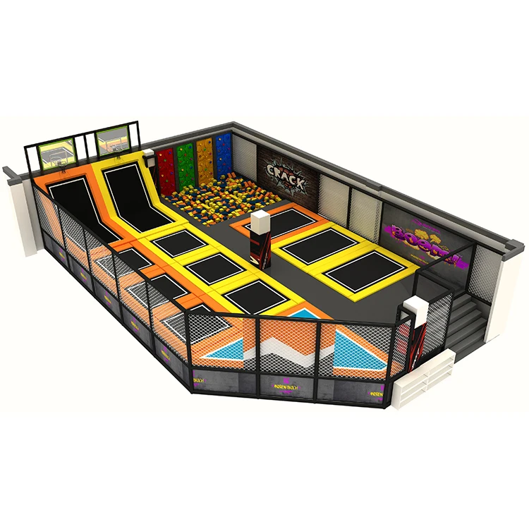 Commercial Jump Trampoline Indoor Trampoline Parks Equipment Bungee Trampoline Park for Kids And Adults