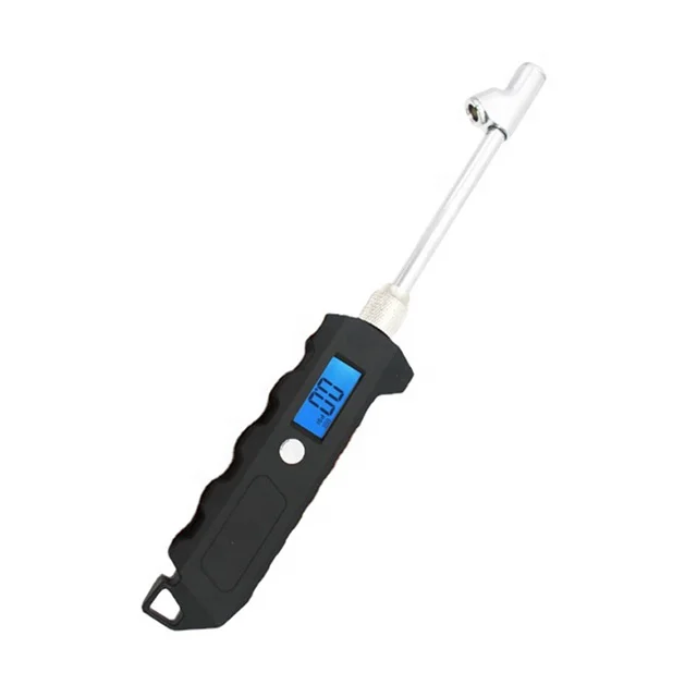 Digital display truck tire pressure gauge is applicable to most models and can measure 0-250psi