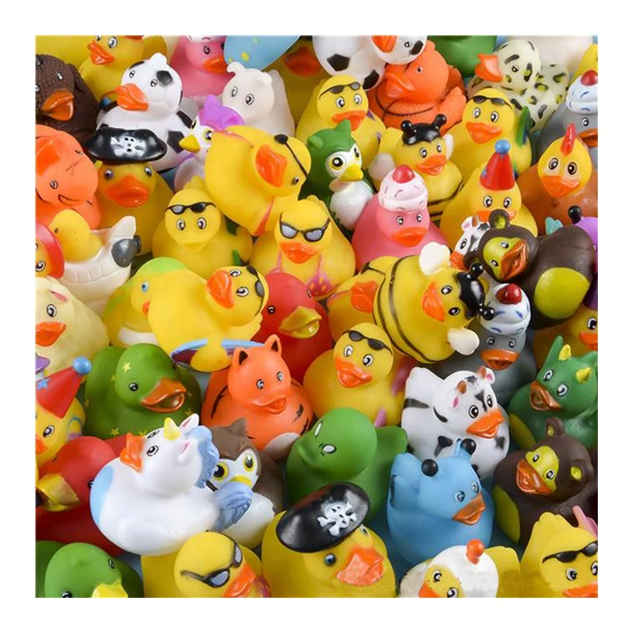 2 inch bulk assorted rubber ducks bath toy duckies jeep ducks rubber ducky for kids baby shower