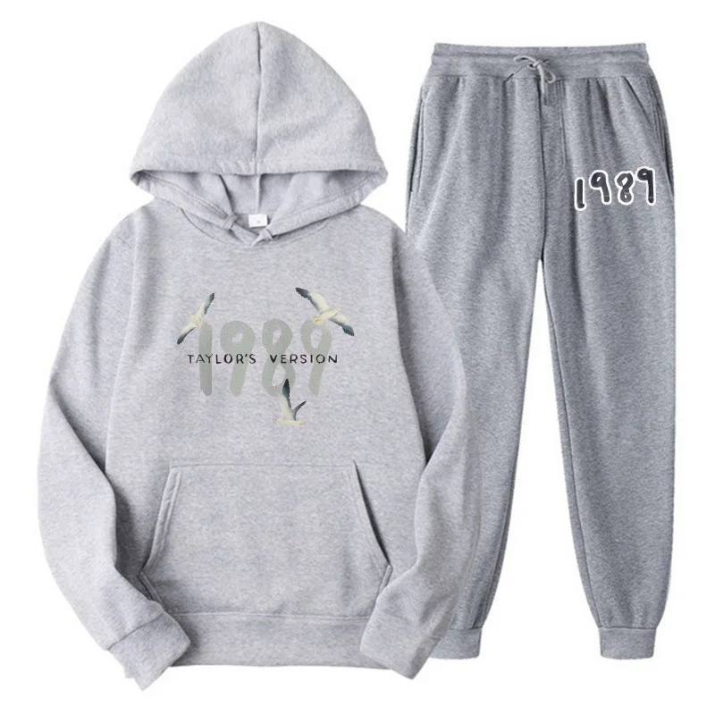 Taylor The Swift T-Shirts for Women Oversized Crewneck 1989 Sweatshirt Long Sleeve Concert Outfit Hoodie Pullover Sets