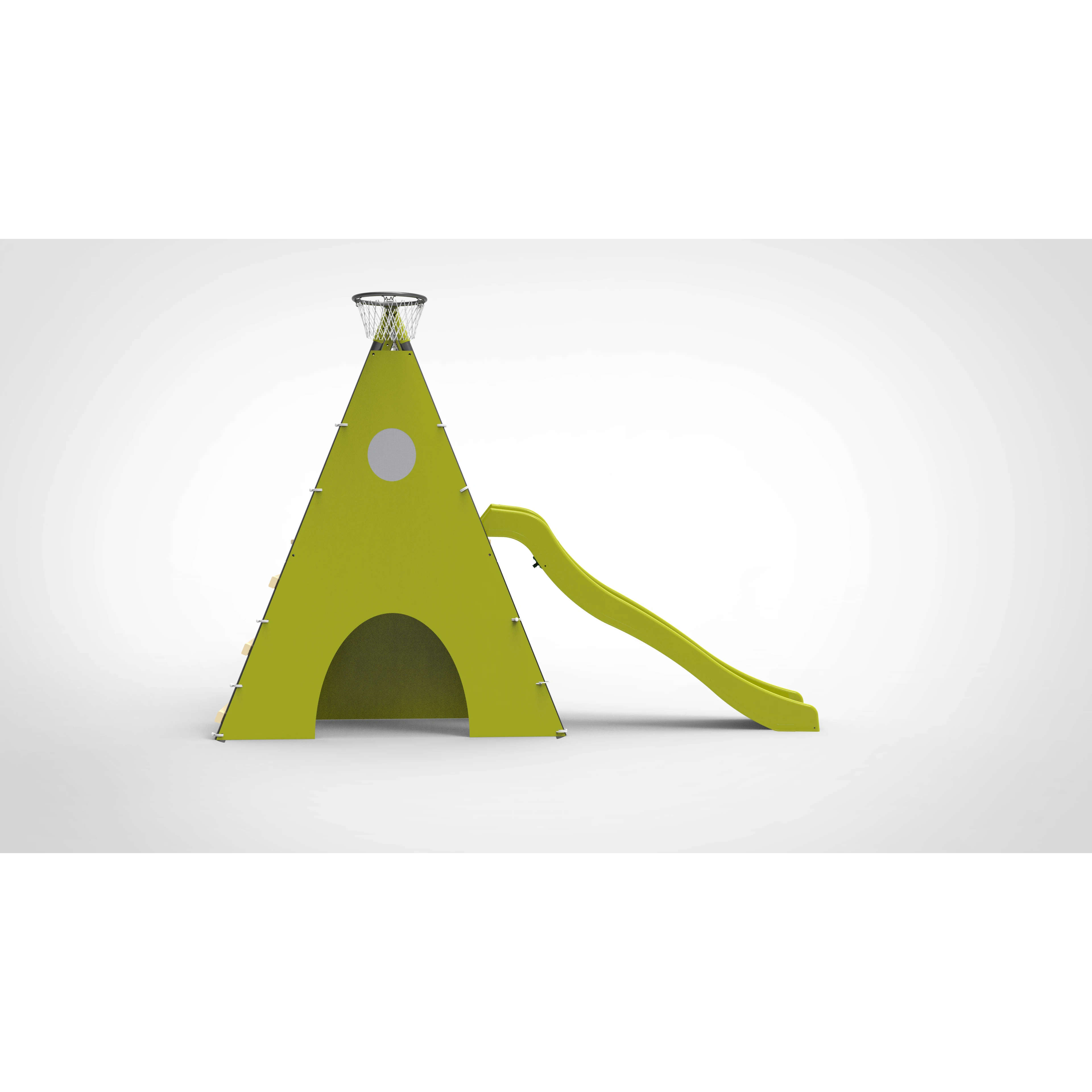 XIUNAN XNS029  plastic patio swings and face to face swing seat for garden children with kids slide BasketBall Backboard