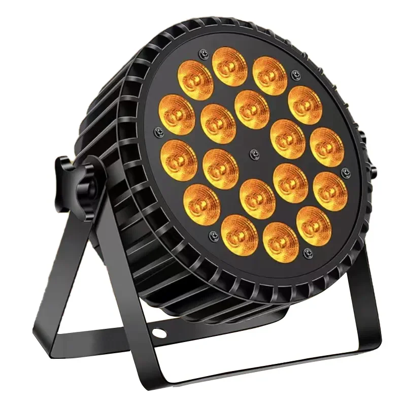 18eyes LED Effect Par Light With DMX Control RGB 3in1 Sim Par Light Use For Home Party Dance Floor Stage Lighting