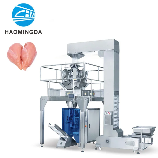 Full Auto Big Pouch 2kg Frozen Chicken Packing Machine