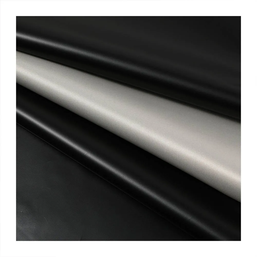 Cheap Price Black glue coating 100% polyester pongee fabric uesd sun umbrella tent