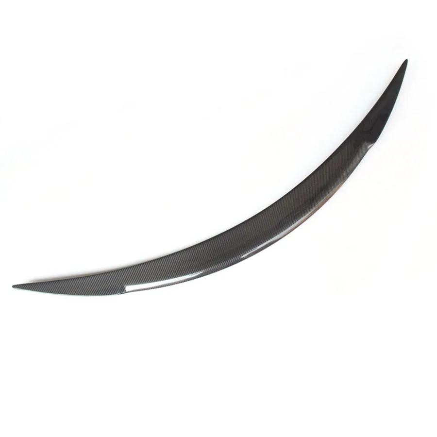 Carbon Fiber Pattern ABS Material Lip Spoiler Exterior Rear Spoiler Kit For Tesla Model 3 2016-2022