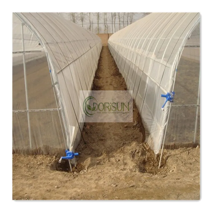 8x30 м Подержанный томатный туннель для теплиц оросительная садовая промышленная палатка пластиковая пленка конопляная Солнечная Однопролетная теплица