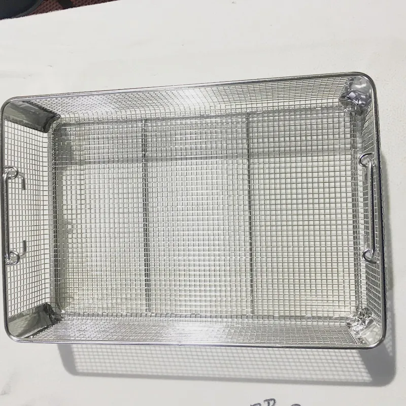 Professional Custom-Make Stainless Steel Wire Mesh Basket With Reasonable Price /Stainless Steel Wire Mesh Storage Basket