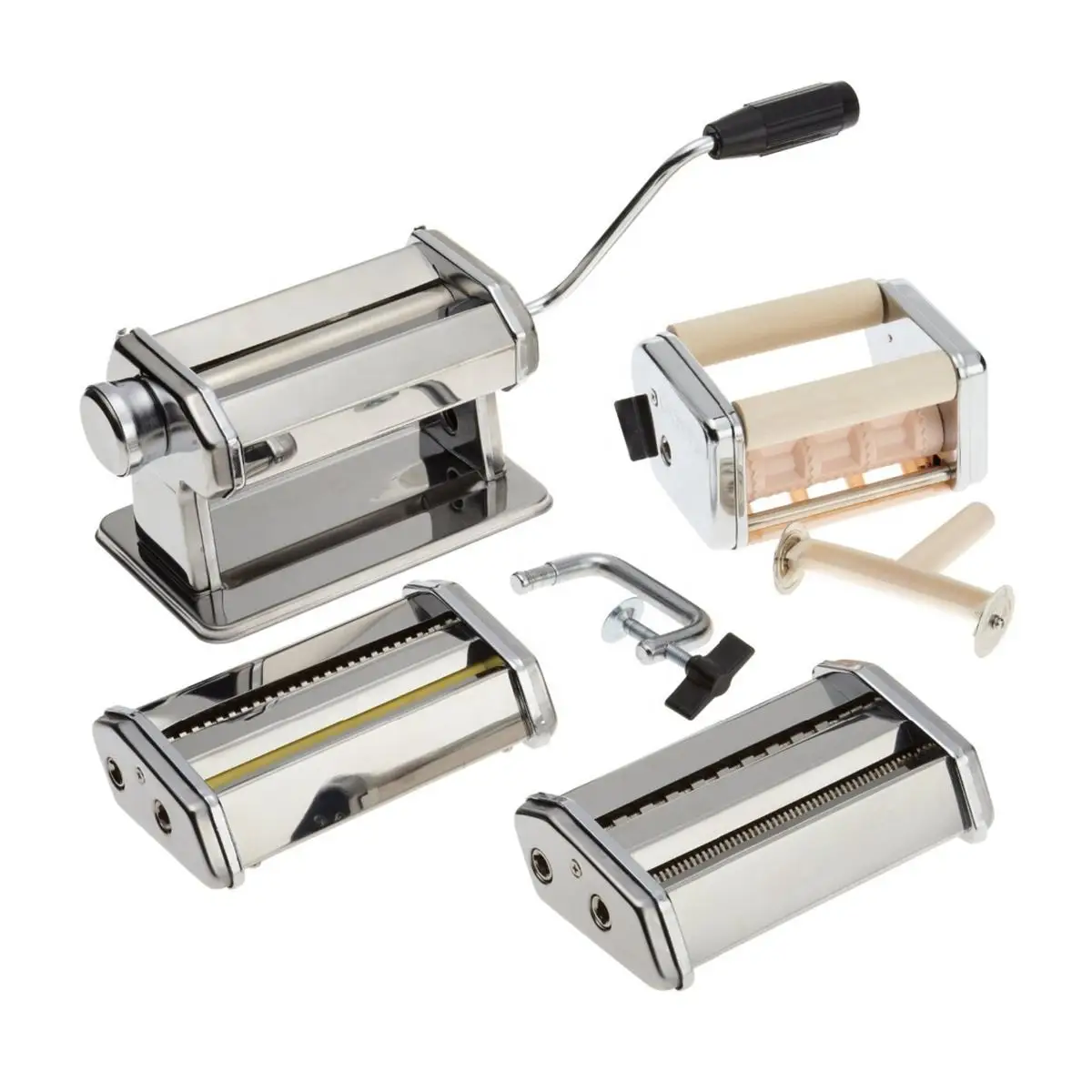 Shule Hot Selling Wholesale Household High Quality Small Manual Pasta Ravioli Making Maker for Making Fresh Pasta and Ravioli