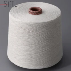 Combed Ring Spinning 45s CVC 60/40 Cotton/Polyester Raw White For Bleaching And Dyeing Yarn Weaving Yarn