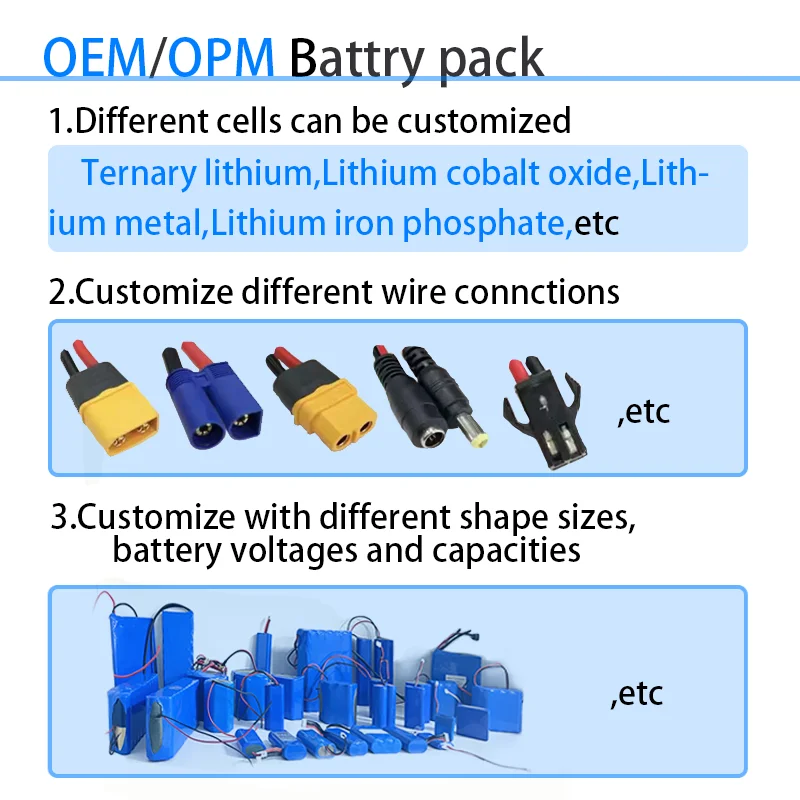 KTN customizable rechargeable 18650 cells 14.8V 6Ah rechargeable lithium battery back for golf cart and so on