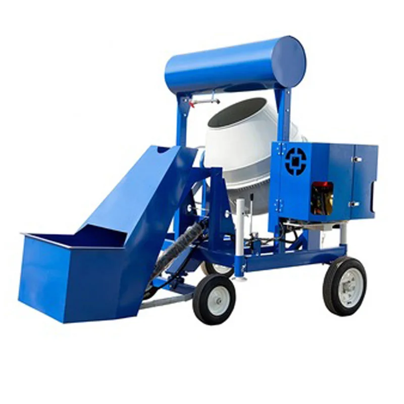 2023 NEW JQ Self loading petrol or Diesel engine Concrete Cement Making Mixer Machine