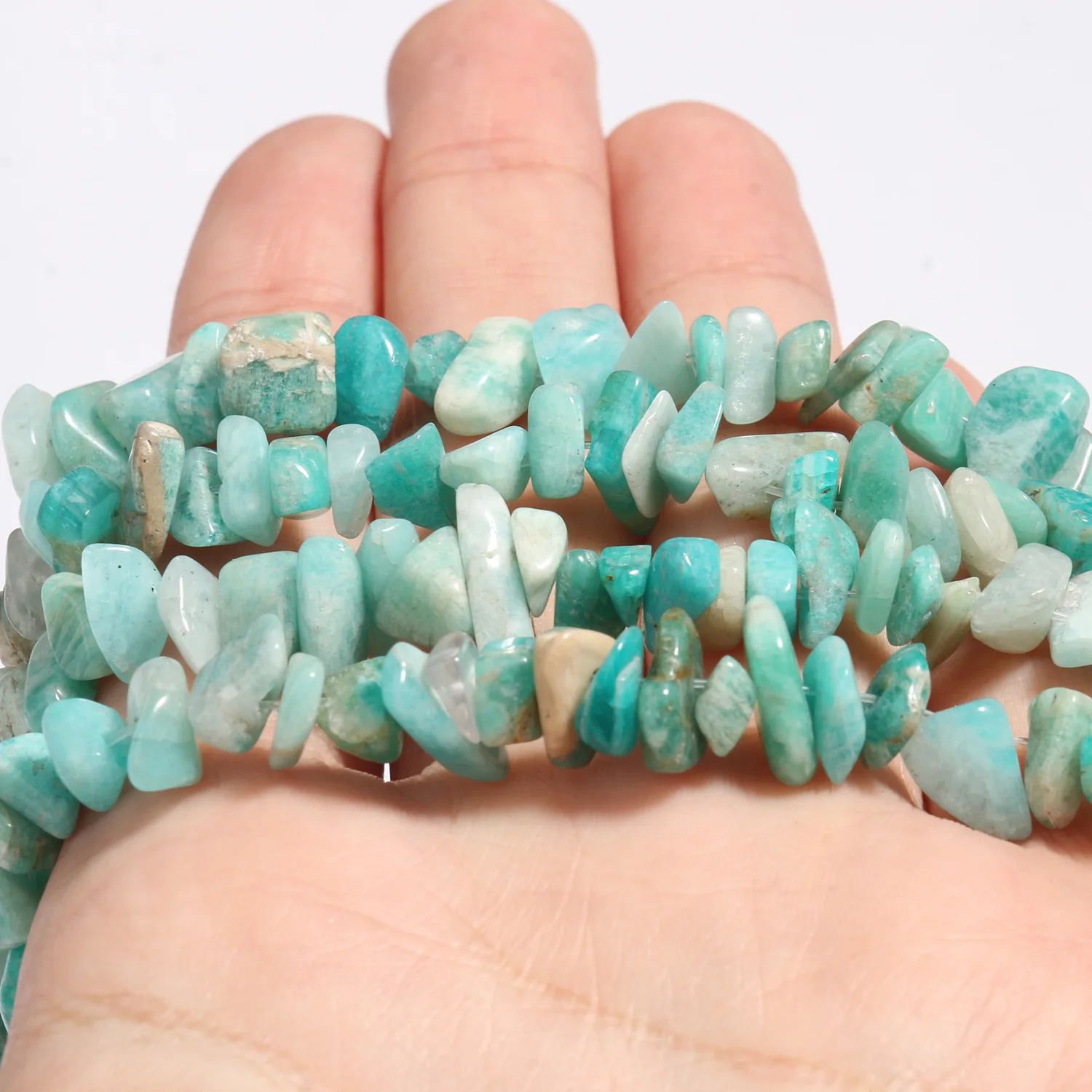 Wholesale Garnet Aquamarine Amethyst Irregular Chips Gravel Natural Stone Beads For Jewelry Making DIY Bracelet Necklace