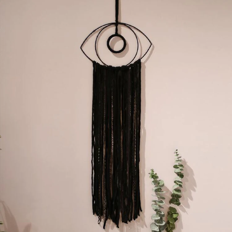 Wholesale Evil Eye Dream Catcher Boho Handmade Woven Tassel Home Wedding Wall Hanging Decor Ornament Craft Gift for Kids Bedroom