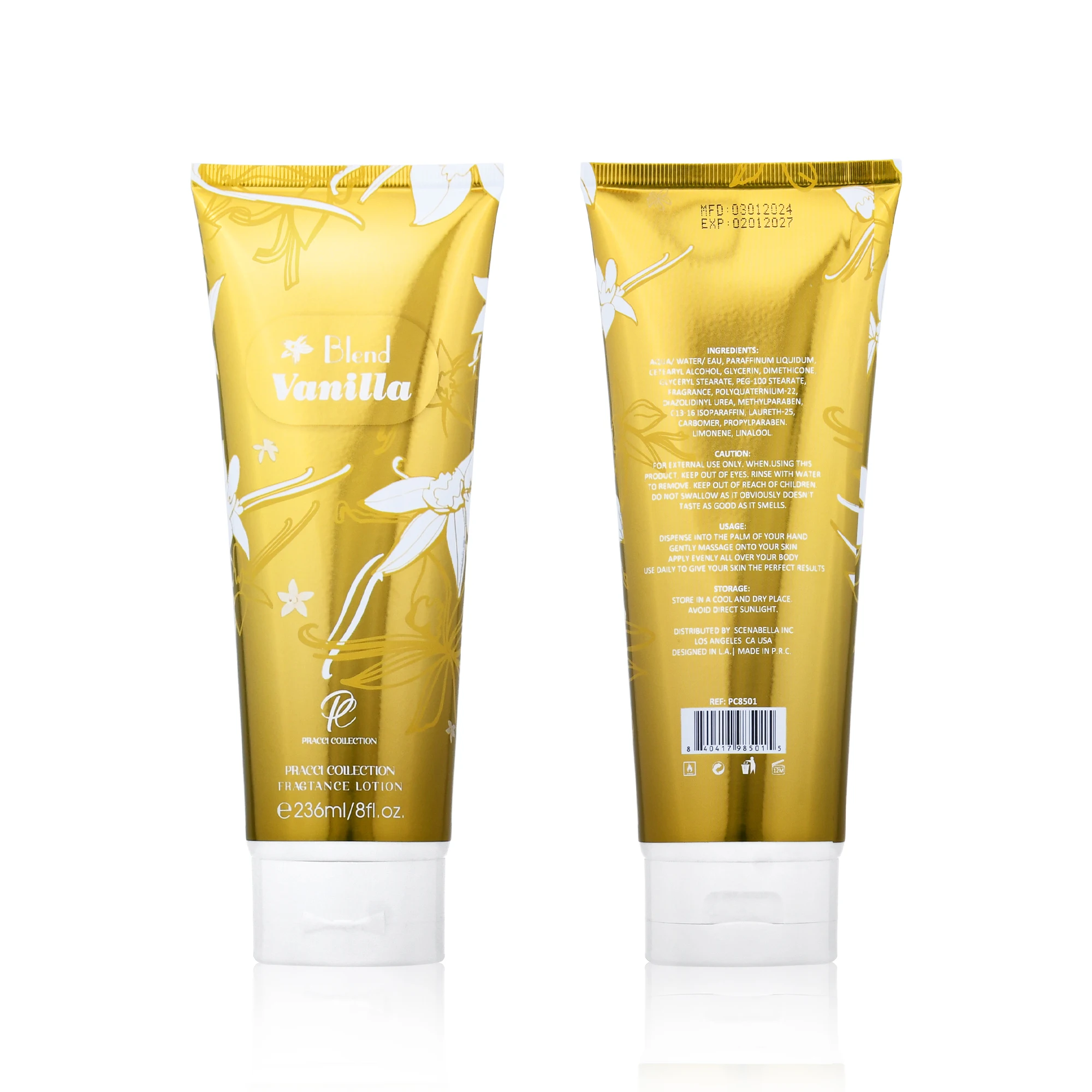 wholesale tube lotion 236ml body lotion for men/women natural fragrance moisture hydration lotion