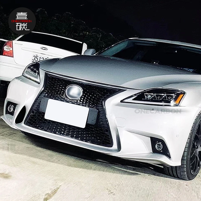 Для 2006-2012 Lexus IS Upgrade 2015 ISF спортивный передний бампер Центральная сетка противотуманные фары из полипропилена