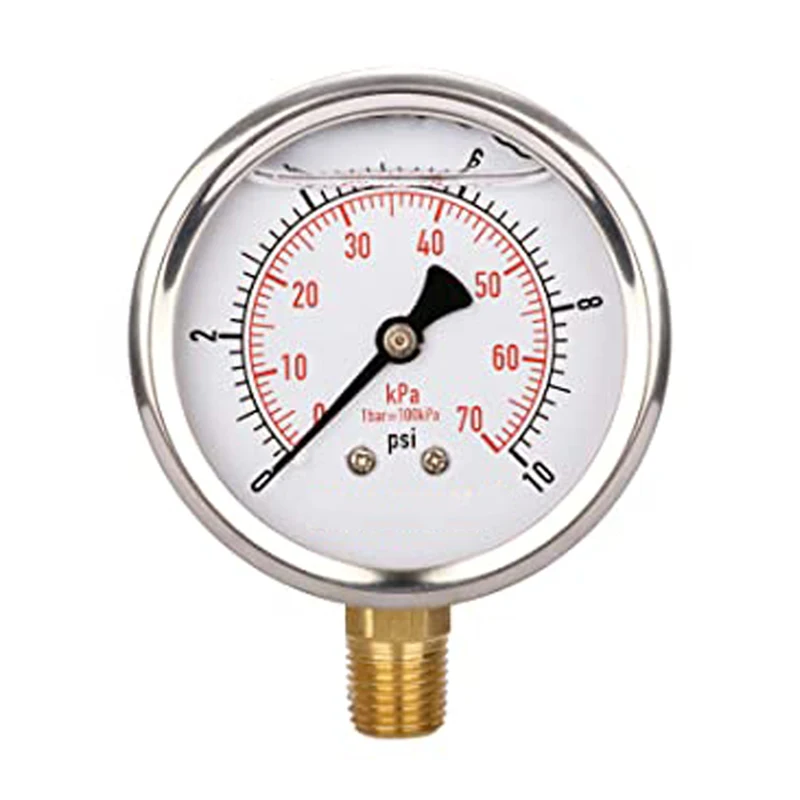 Low price 60mm Stainless Steel Hydraulic Oil Pressure Gauge