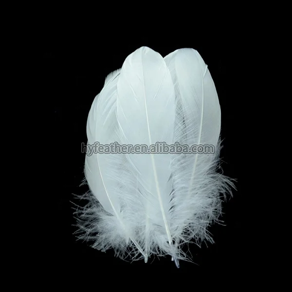 Dyed Natural White Goose Feather For Arts Crafts DIY Headdress Hat Costume Accessory Carnival Party Wedding Home Halloween Decor