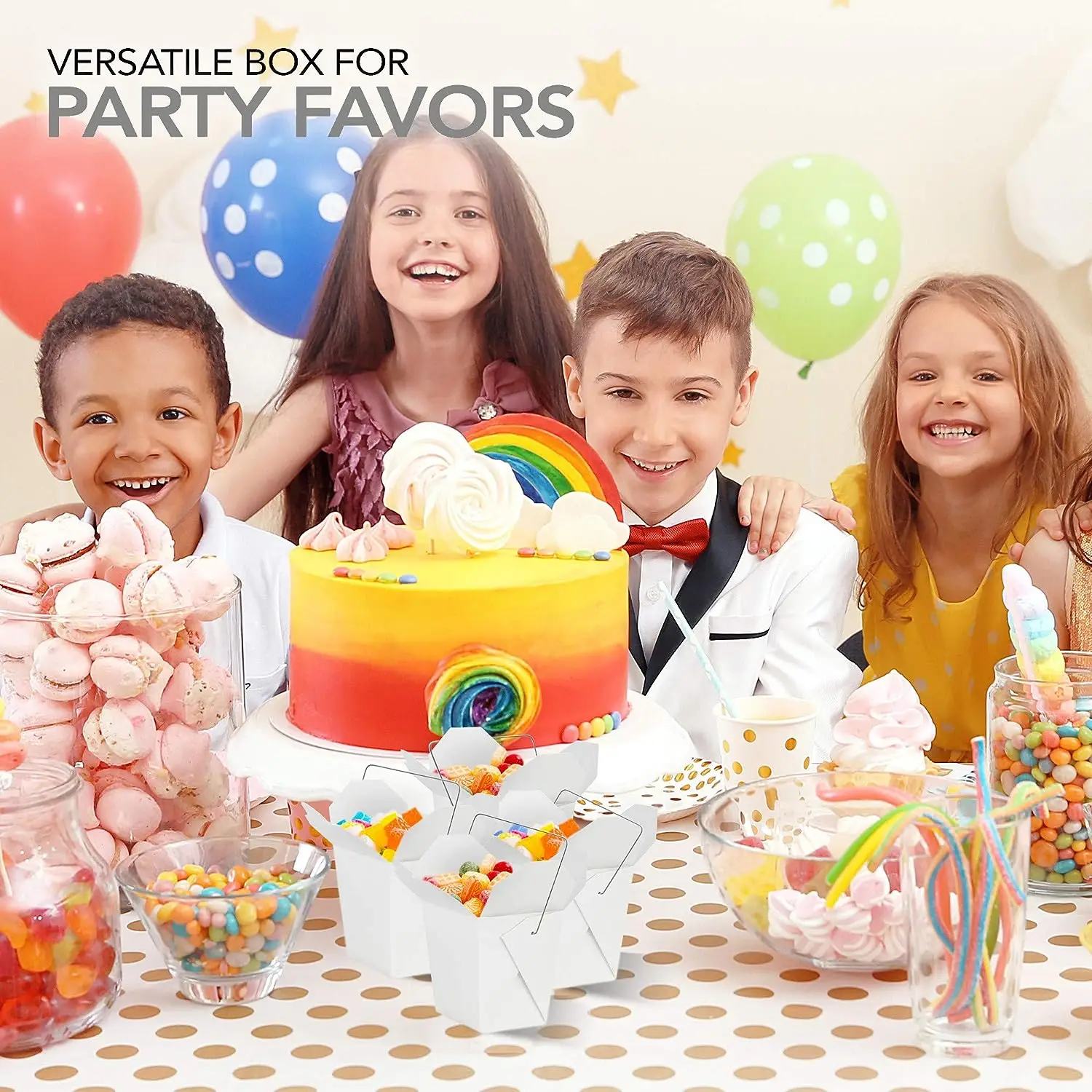 16oz 26oz 32oz Chinese Noodle Box Food Packaging Containers Take Away kraft White Rice Box Paper Noodle Box