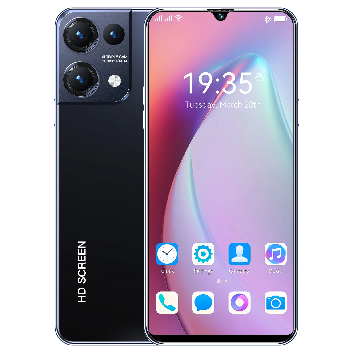 New Reno9pro Cross border Phone 1GB+16GB Android Smartphone 6.8-inch Screen Factory Stock