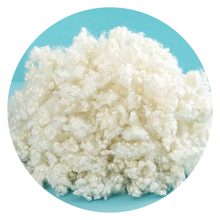 White 100% polyester fiber fill hollow
