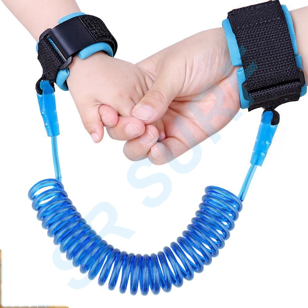 Children Anti Lost Safety Wrist Link Toddler Safety Leash Soft Coiled rope Bicep Leash