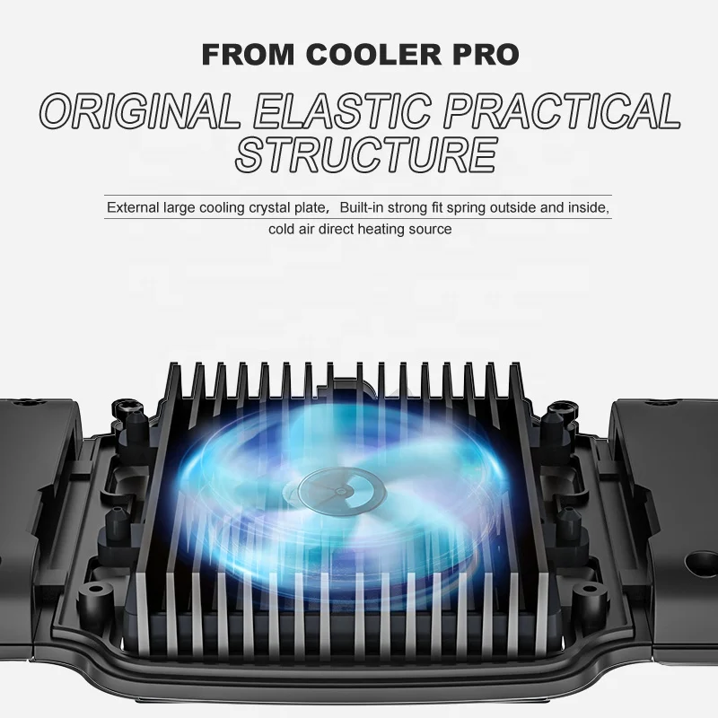 JK02 2-in-1 Telescopic Wireless Mobile Gaming Controller Cooling Gamepad iOS Android Switch PC PS4