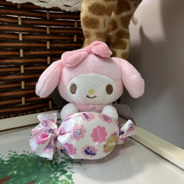 Lovely Cartoon Kulomi mylodi Ear Sanlio Plush Toys Car Key Accessories Keychain Custom Doll Stuffed Toy Key Chain