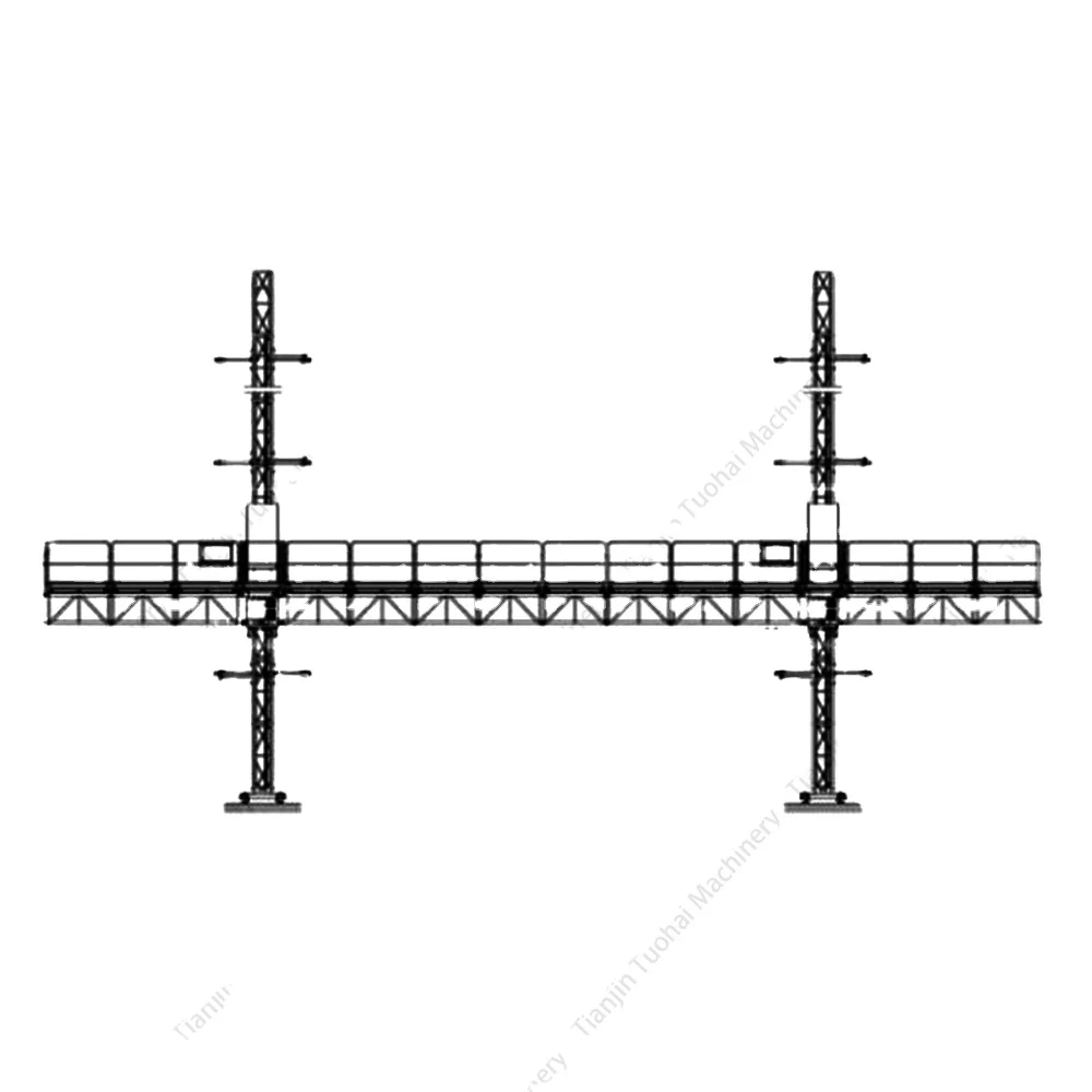 8m  12m 16m  23m Stationary Type  MCWPs Twin Mast Climbing Work Platform