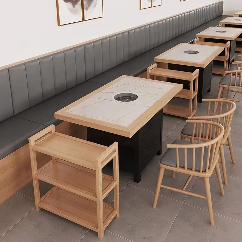 Современный Высококачественный корейский барный гриль, мебель для барбекю, горячий стол