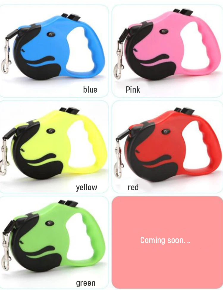 
2021 Beatiful Automatic smart pet leash Amazon hot selling factory direct sales can automatically shrink 