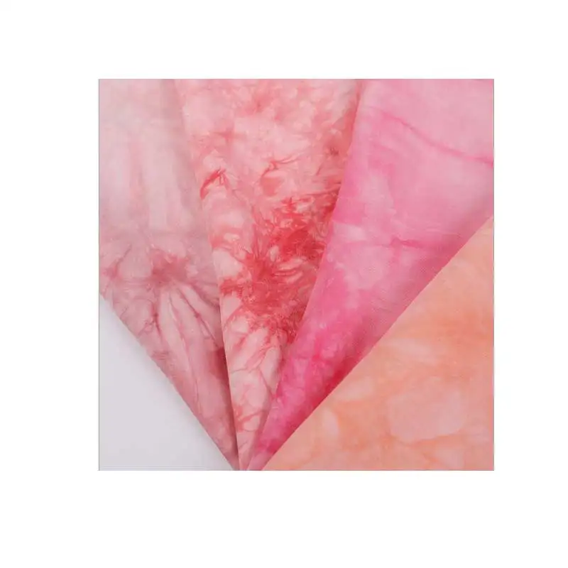 Ткань из 100% искусственного шелка с принтом для женских платьев