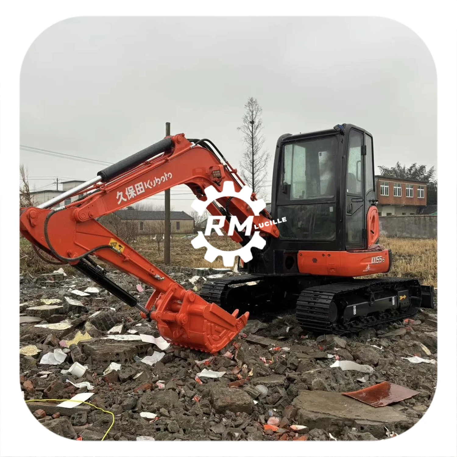 KX155-5 подержанный гусеничный экскаватор Kubota оригинальный японский KX155-3 KX163 KX165 100% готов к продаже по заводской цене