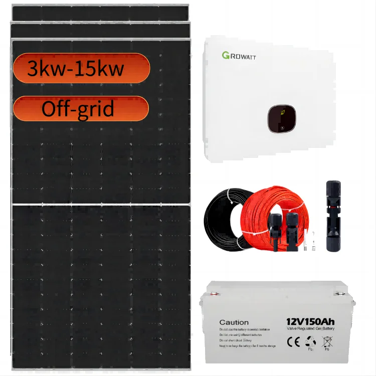 High Efficiency Off Grid System 4kw Solar Panel 4kw Solar Energy Storage System For Sale