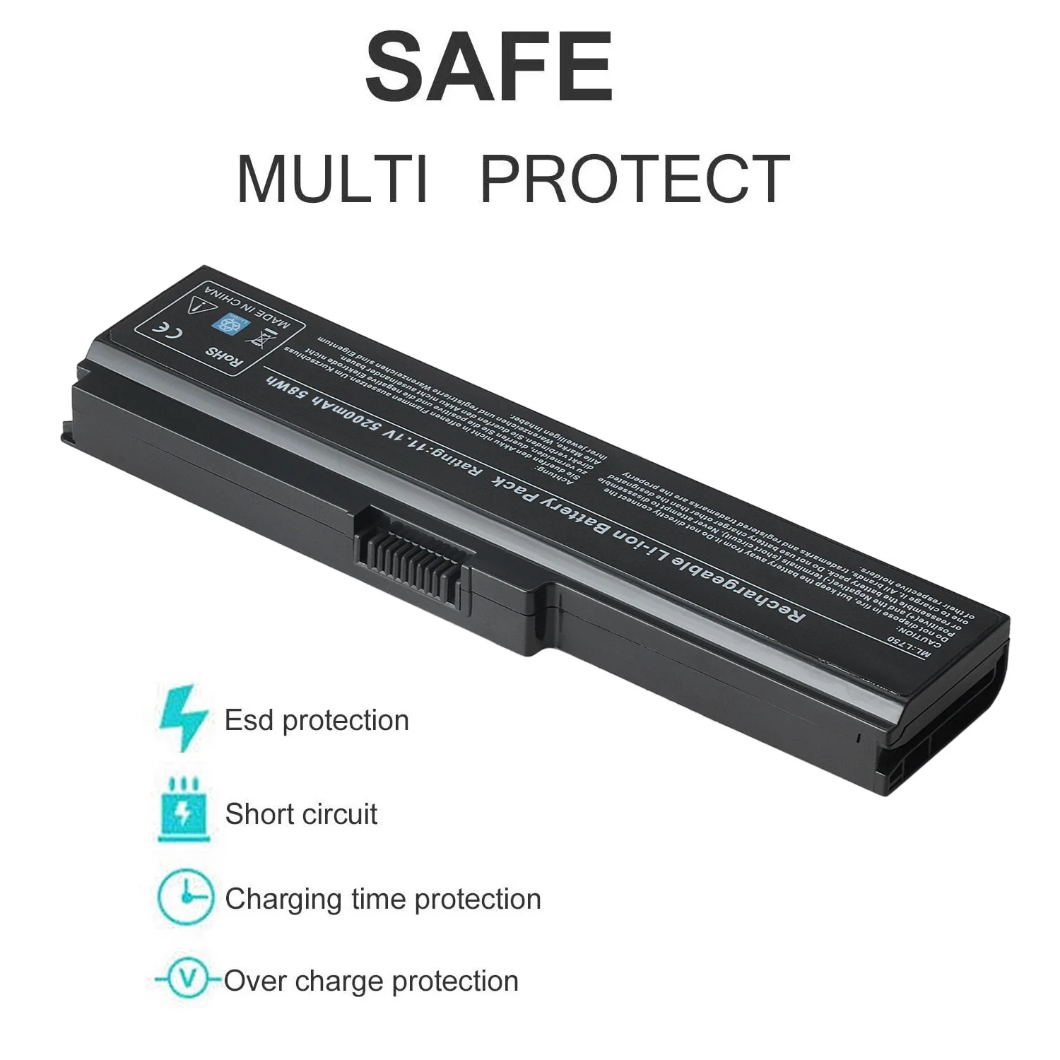 Аккумулятор L750 для ноутбука Toshiba Satellite L745 L750 L755 L755D PABAS228