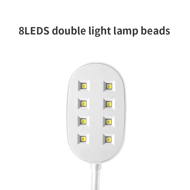 New Arrival UV LED Nail Extension Lamp Nail Dryer For Gel Polish 12W Cordless Rechargeable Rotatable Desk Nail Lamp