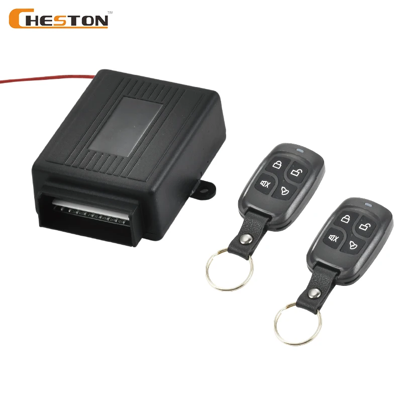 Universal Car Keyless Entry System Remote Open Siren Programmable Remote Control Car Alarm System