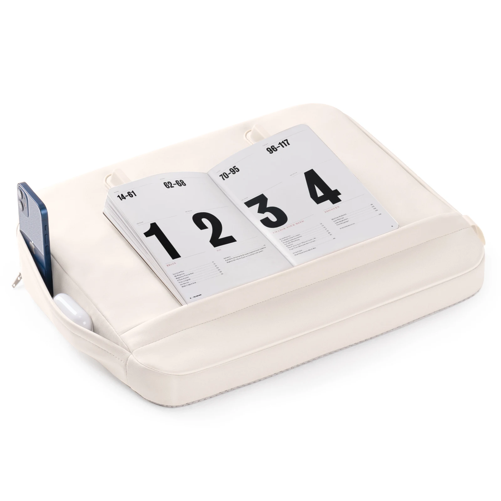 Оптовая продажа с фабрики новый ультралегкий круглая подставка SAIJI для ноутбука сумкой и внутренней охлаждающей подставкой губчатый стол поднос кровати