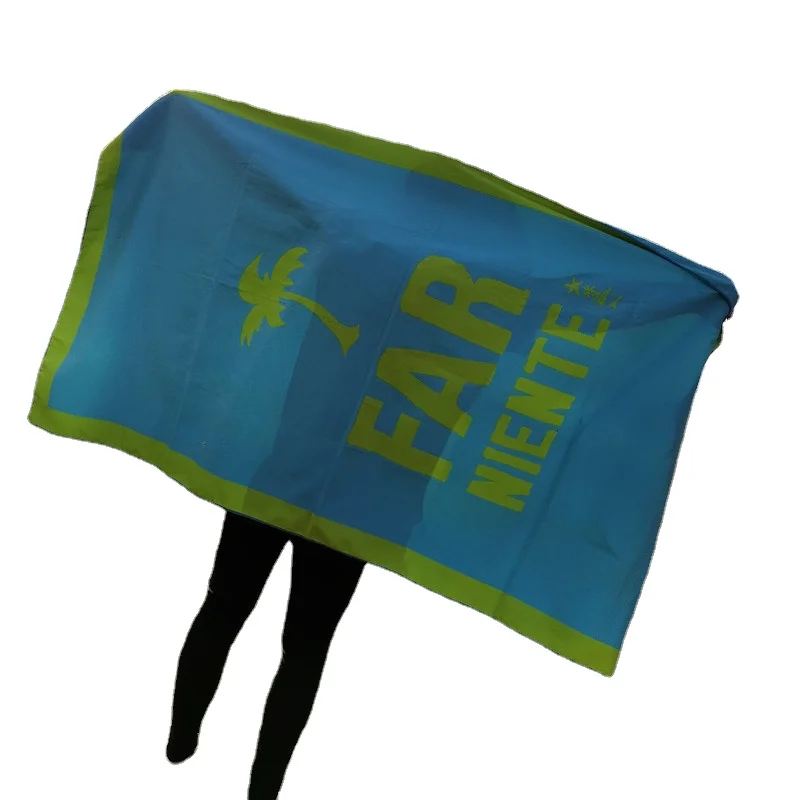 
Recycled Microfiber Towel RPET Beach Towel Custom LOGO Printing Bath Towel 