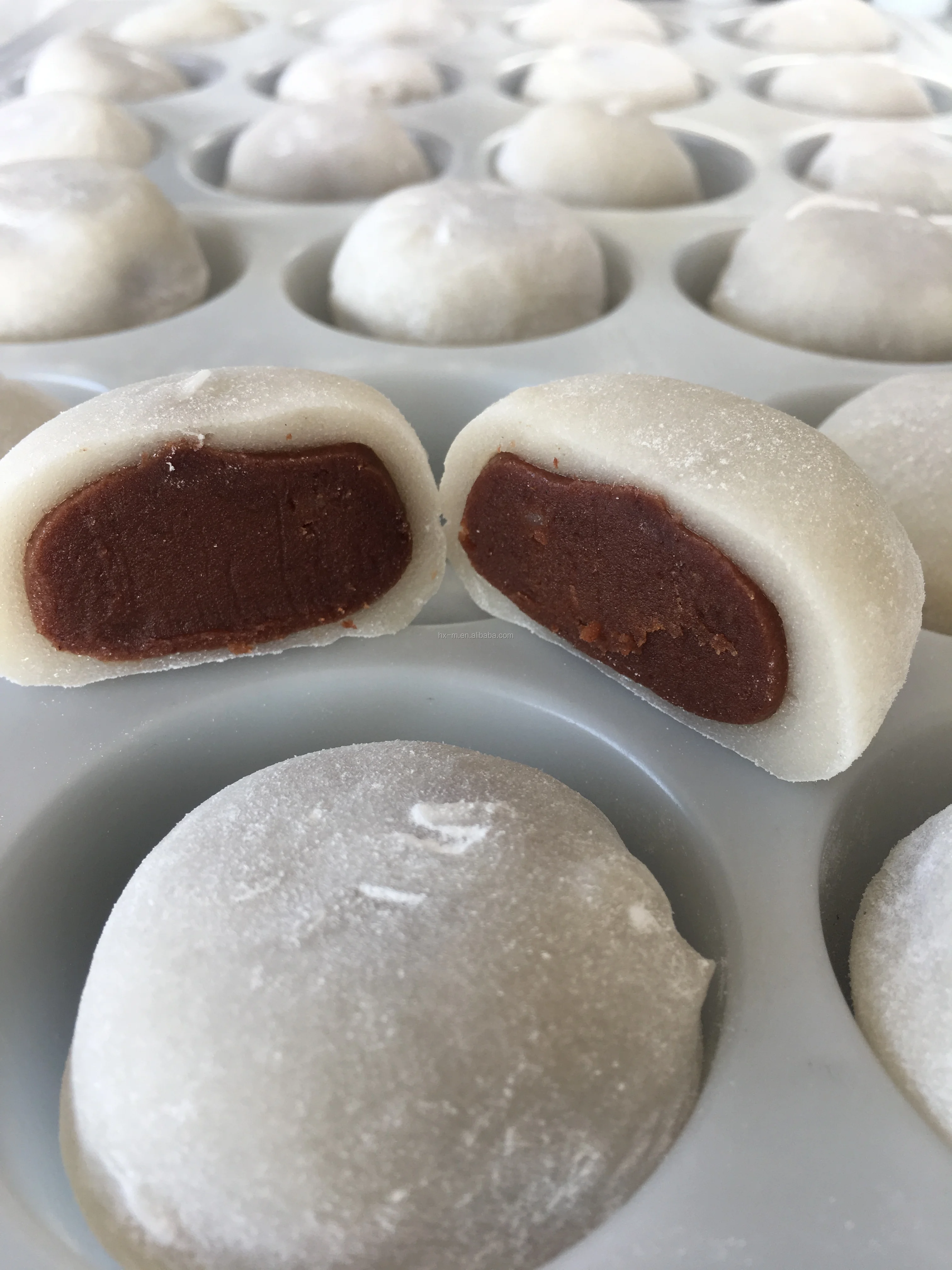 Hanjue Full Automatic High Speed Sweet Japanese Rice Cake Daifuku Mochi Ice Cream Making Machine