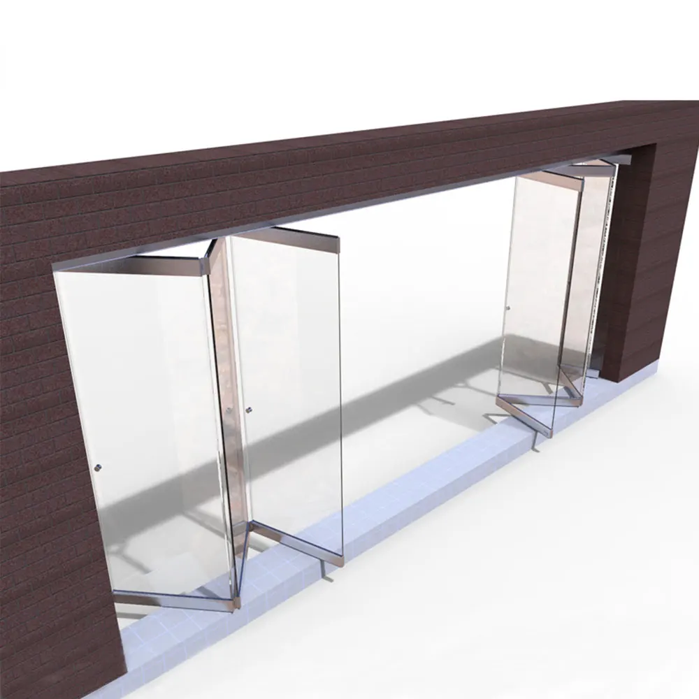Economical New Product Stainless Steel Interior Office Frameless Glass Sliding Doors