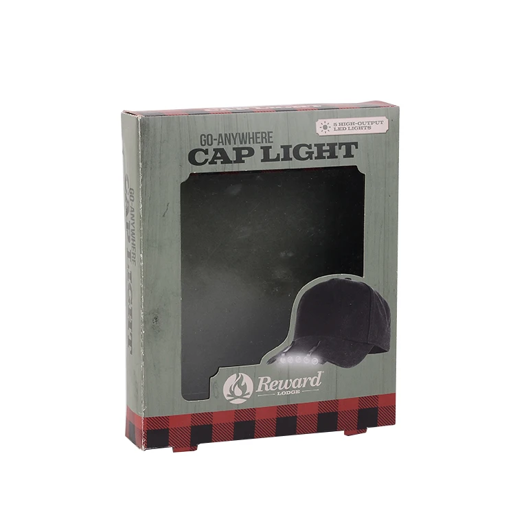 OEM Custom Gift Paper Box Personalized Kraft Paper Box Logo Printing Folding Packaging Window Box